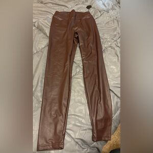 Aerie Real Luxe Brown Leggings NWT